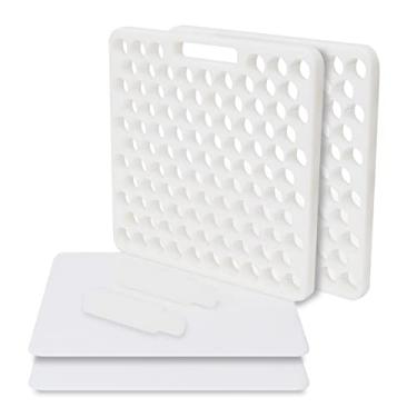 Imagem de Kit 2 Placa Porcionadora de Doces Brigadeiro 20g 101 Furos