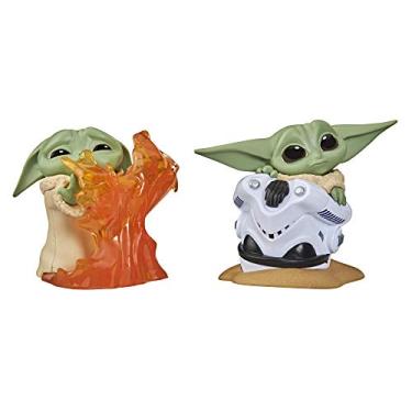 Imagem de Star Wars The Bounty Collection Series 2 The Child Brinquedos, Escondida no Capacete e Apagando Fogo - F1704 - Hasbro