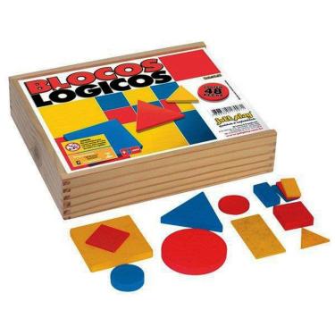 Imagem de Blocos Lógicos 48 Peças