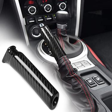 Imagem de FINMOKAL Capa De Câmbio De Marchas Para Freio De Mão De Carro Para Subaru Brz Toyota 86 Sarja Fibra De Carbono