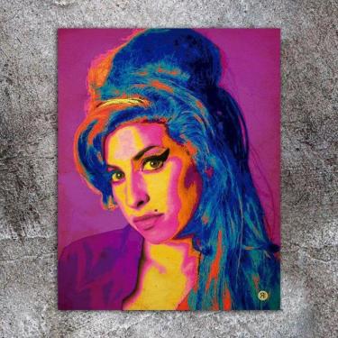 Imagem de Placa Decorativa Música Amy Winehouse