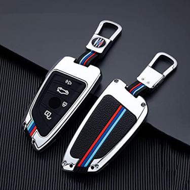 Imagem de CSHU Porta-chaves do carro capa porta-chaves Bolsa com anel, adequado para BMW X1 X3 X4 X5 F15 X6 F16 G30 7 G11 F48 F39 520 525 f30 118i 218i 320i, 9