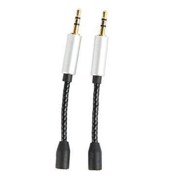 Imagem de Para cabo adaptador MMCX para 2,5 mm, cabo adaptador de fone de ouvido de substituição fêmea para macho sem perdas, para cabo MMCX para fones de ouvido com conector de 2,5 mm