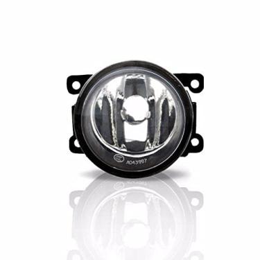 Imagem de Farol Auxiliar Milha Neblina Universal Encaixe Lampada H11 Para Varios Carros Lente de Vidro