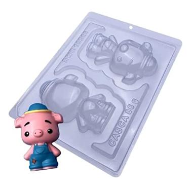 Imagem de Kit 4 Formas De Acetato E Silicone Pig Porquinho 10203 Bwb