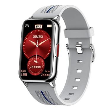 Imagem de Relógio inteligente masculino e feminino Smartwatch para Android e iOS Compatível com chamadas recebidas Rastreador de atividade à prova d'água de 1,57 polegadas Rastreador de esportes e fitness
