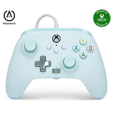 Imagem de PowerA Enhanced Wired Controller for Xbox Series X|S - Cotton Candy Blue, gamepad, video game, gaming, Xbox Series X|S