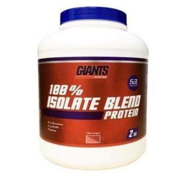 Imagem de Suplemento 100% Isolate Blend Protein Morango 2Kg - Giants Nutrition