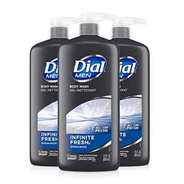 Imagem de Dial Sabonete corporal masculino, Infinite Fresh, 180 ml, pacote com 89 a 680 ml