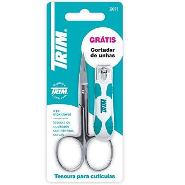 Imagem de Tesoura P/Cutículas TRIM Cortador de Unha Mão (Easy Hold) 10-3BB