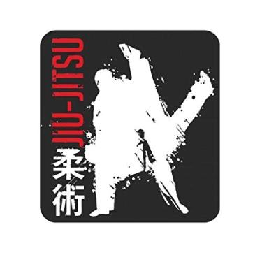 Imagem de Mundo do Militar Jiu Jitsu Azul ou Branco Vinil Adesivo Decal Indoor