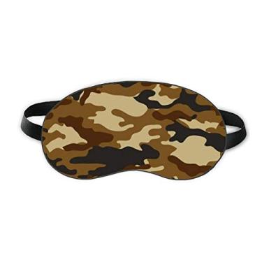 Imagem de Camuflagem Line Art Grain Illustration Pattern Sleep Eye Shield Soft Night Blinfold Shade Cover