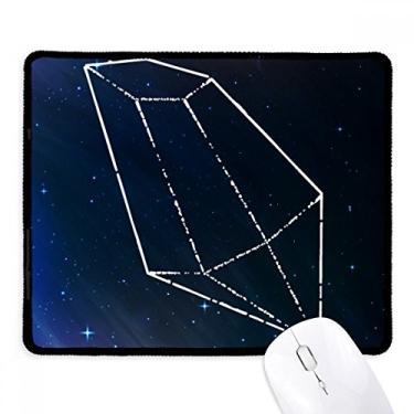 Imagem de Mouse pad Blue Star Crystal Universe Sky Fantasy Tapete de borracha para jogos