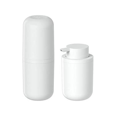 Imagem de Conjunto Kit Banheiro Pia Porta Escova e Saboneteira Líquida Ou Bold Cor Branco 2 peças