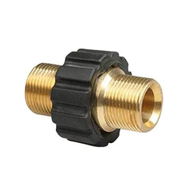 Imagem de Conector rápido Baosity, adaptador de lavadora de pressão, adequado para arruela e mangueira de alta pressão (M22 macho para M22 macho, 14 mm de diâmetro)