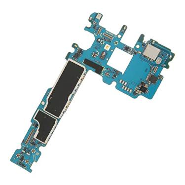 Imagem de Placa-mãe para Substituição de Celular Desbloqueado Samsung Galaxy S8 + 64 GB, Placa de Placa Lógica de Placa Principal de Telefones Celulares, Fácil de Instalar Material PCB (Versão JP)