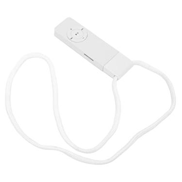 Imagem de MP3 Player, reprodutor de música compacto e portátil com som sem perdas, com suporte para até 64 GB e bateria de 180 mAh para longa duração, fones de ouvido incluídos (Branco)