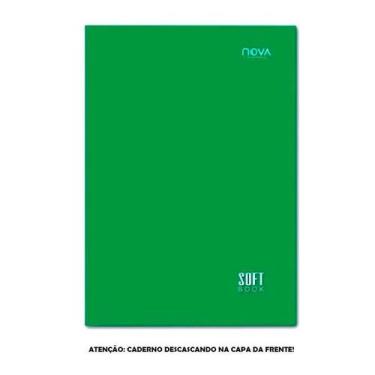 Imagem de Caderno Brochura Verde Soft Book 48 Folhas Avaria - Nova Cadernos