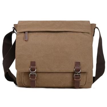 Imagem de Mactso Bolsa Carteiro Unissex-Adultos Vintage, Bolsa de Ombro Messenger para Laptop de...