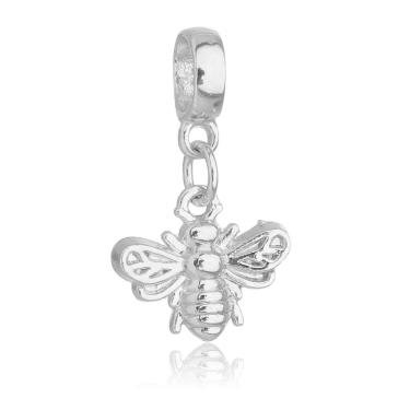 Imagem de Pingente Berloque Abelha Pandora Banhado a Prata 925