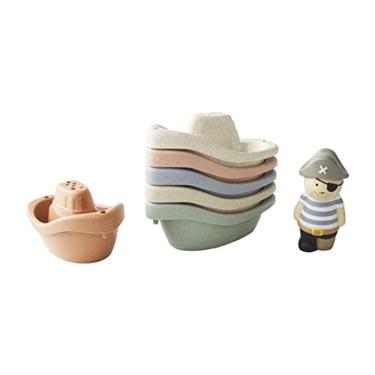 Imagem de Conjunto de Barcos de Empilhamento de Torta de Lama para Crianças, Pirata