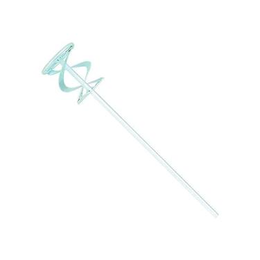 Imagem de MTX Misturador De Tinta E Argamassa 80 × 400 Mm – Batedor Para Furadeira, Aço Galvanizado, Encaixe SDS Plus, Mistura Uniforme De Baixo Para Cima, Ideal Para Gesso, Textura E Massa Corrida