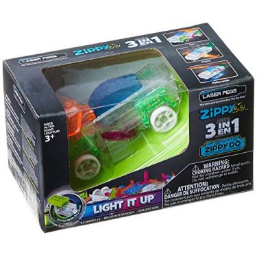 Imagem de Blocos de Montar ZippyDo Junior Clássico 3 em 1, Laser Pegs, Colorido
