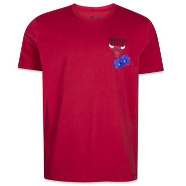 Imagem de Camiseta New Era Chicago Bulls nba Core City Icons Vermelho