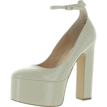 Imagem de Steve Madden Sapato feminino Skyrise, Patente óssea, 9.5