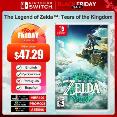 Jogo The Legend of Zelda: Tears of the Kingdom Nintendo Nintendo Switch com  o Melhor Preço é no Zoom