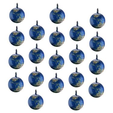Imagem de Gogogmee 20 Balão De Filme De Alumínio Terrestre Balões Para Crianças Decoração Balões Azuis Ornamento Interestelar Balões Da Balões De Planeta Globo 4d Folha De Alumínio
