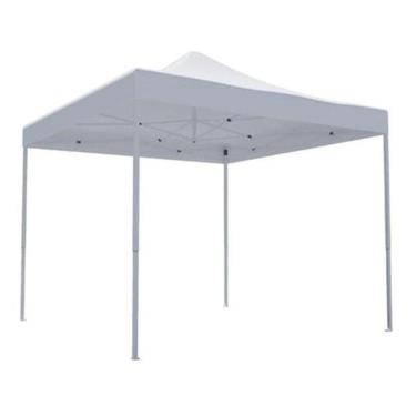 Imagem de Tenda Gazebo Impermeável Aço Branco 3X3 M Praia E Jardim