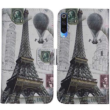Imagem de TienJueShi Torre Eiffel Fashion Style TPU Silicone Book Stand Flip PU Capa protetora de couro para Lenovo Z6 6,3 polegadas Capa Etui Wallet
