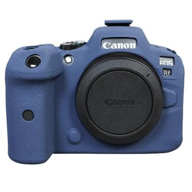 Imagem de Rieibi Capa para câmera EOS R6 R6 Mark II, capa de silicone para câmera digital Canon eos R6 R6 Mark II, capa protetora de silicone para Canon R6 R6 Mark II - azul