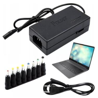 Imagem de RV Globi Carregador Universal de Notebook, Laptop, Monitor, TV, 9 Conectores, 120W, Bivolt 110/220v, Compatível com Várias Marcas de Notebook