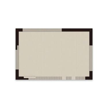 Imagem de Tapete para sala de estar listrado quarto grande área decoração para casa preto branco curto fluff mat, qh366, qd, 140x200cm