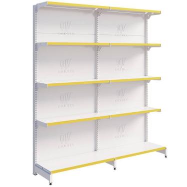 Imagem de Gôndola Fit 40 Parede 1 Inicial E 1 Continuação 2,02m Farmácia Comercio - Amapá