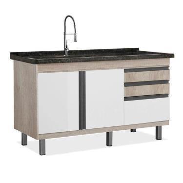 Imagem de Gabinete de cozinha Vitória para pia de 1,44 m