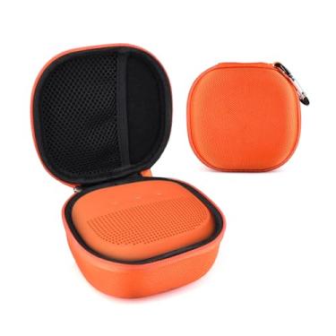 Imagem de Estojo rígido para transporte de viagem compatível com Bose Soundlink Micro Bluetooth Speaker Capa protetora de armazenamento (laranja)