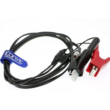 Imagem de Eonvic TCRP1203 565854 Estação total 5 pinos 12V clipes jacaré cabo de alimentação para estação total TPS1200/1800/2003/ TS02/06/09