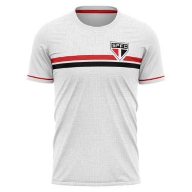 Imagem de Camiseta Braziline Ice São Paulo  Infantil - Branco-Unissex