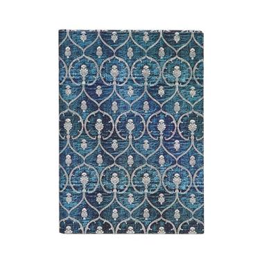 Imagem de Blue Velvet MIDI Unlined Hardcover Journal, 144pg, 120gsm, Velvet Dalmatic Collection by Paperblanks (Blue Velvet)