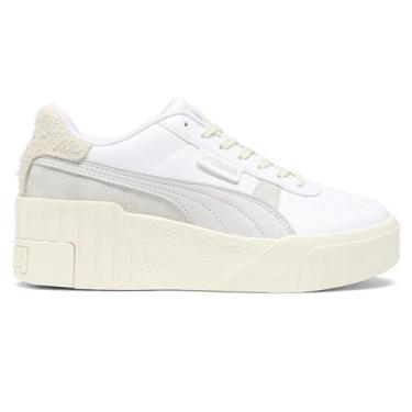 Imagem de PUMA Cali Wedge Thrifted, Puma Branco/cinza pena/marfim fosco, 38