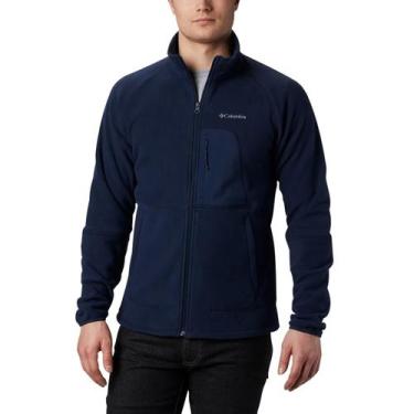 Imagem de Jaqueta Fleece Columbia Masculina Rapid Expedition Full Zip Azul-Marin