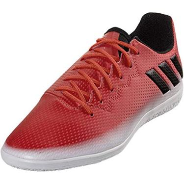 Imagem de adidas Tênis de skate masculino Messi 41,4 cm J, Vermelho/preto/branco., 5.5 Big Kid