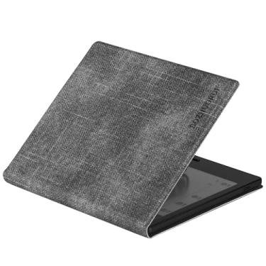 Imagem de BOZHUORUI Capa para e-Reader Onyx Boox Go 7 & Go de 7 cores (1/2ª geração, lançado em 2024/2025) - Capa magnética leve e fina com hibernar/despertar automático (cinza jeans)