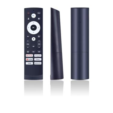 Imagem de JISOWA Controle remoto de voz universal para substituição de Smart TV Hisense A4K A6H A6G A7H A65K A76H A76K L5H L9H U6G U6H U6K U7G U7H U7K U8G U8H U8K U9DG U75H U75K U76N UX Series