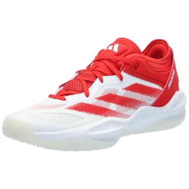 Imagem de adidas Tênis unissex adulto Adizero Select 2.0 Low Trainers, Branco/vermelho/branco., 9.5 Women/8.5 Men