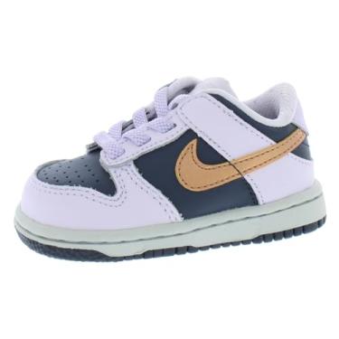 Imagem de Nike Tênis infantil Dunk Low SE, Azul Trovão/Azul Cobre-Metálico, 4 Toddler