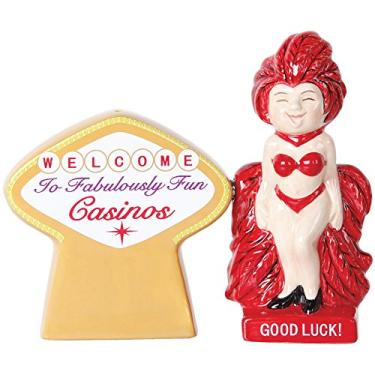 Imagem de Saleiro e pimenteiro com tema divertido Good Luck Casino